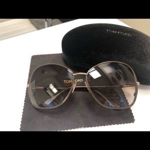 Tom Ford Solange Brown/Light Gold